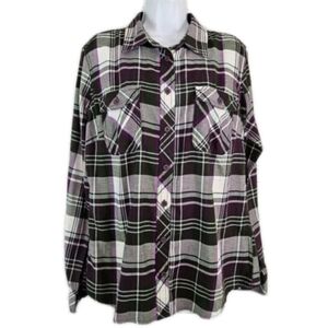 Duluth Trading Co Crosscut Wicking Flannel Shirt Button Up Long Sleeve NWT